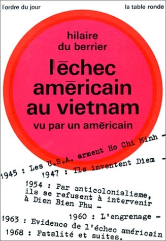 ECHEC AMERICAIN AU VIET, de Du Berrier | portada del libro