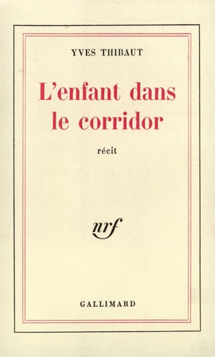 L'ENFANT DANS LE CORRIDOR, de Thibaut | portada del libro