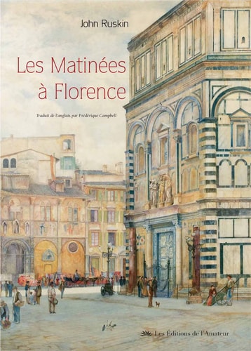 LES MATINEES A FLORENCE, de John Ruskin | portada del libro