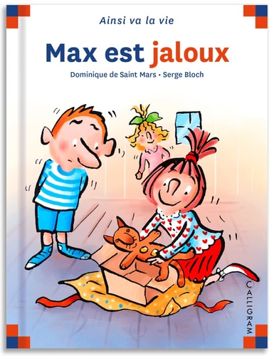 Max est jaloux, de Dominique de Saint Mars | portada del libro