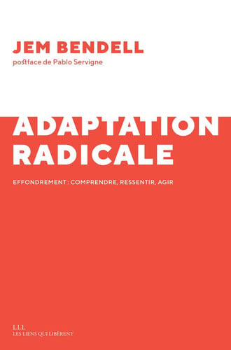LADAPTATION RADICALE, de JEM BENDELL | portada del libro