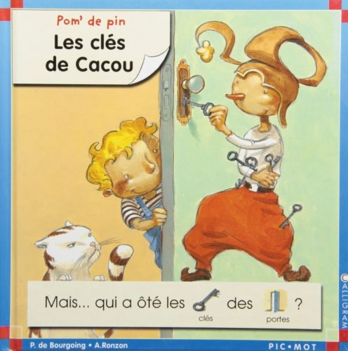 POM' DE PIN LES CLES DE CACOU, de Pascale de Bourgoing | portada del libro