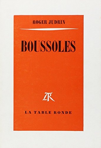 BOUSSOLES, de Judrin | portada del libro