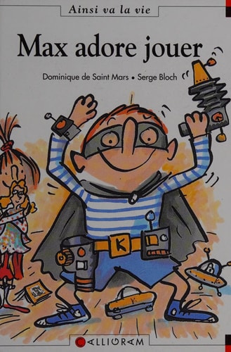 Max adore jouer, de Dominique de Saint Mars | portada del libro