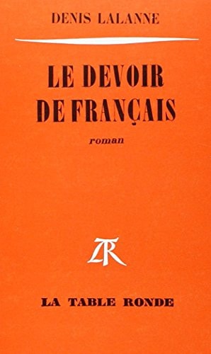 LE DEVOIR DE FRANCAIS, de Lalanne | portada del libro