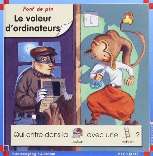 POM DE PIN 7 LE VOLEUR D'ORDINATEUR, de Pascale de Bourgoing | portada del libro