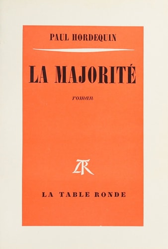 MAJORITE, de Hordequin | portada del libro