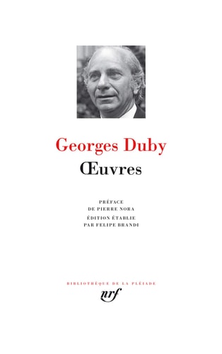 OEUVRES, de Georges Duby | portada del libro