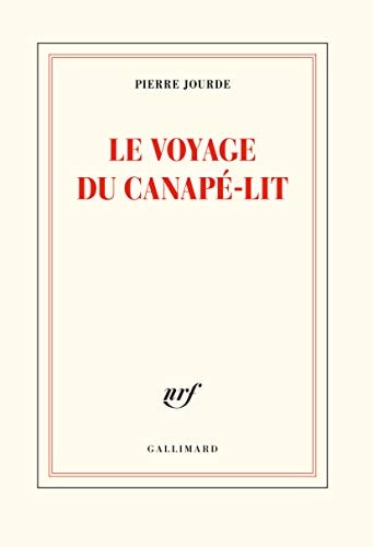 LE VOYAGE DU CANAPE-LIT, de Pierre Jourde | portada del libro