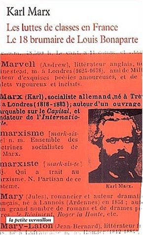 LUTT DE CLASS FRANCE 136, de Karl Marx | portada del libro