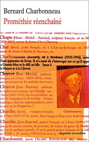 PROMETHEE REENCHAINE, de Bernard Charbonneau | portada del libro