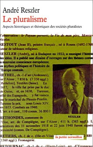 PLURALISME 147, de André Reszler | portada del libro