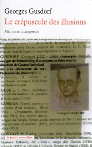 CREPUS DES ILLUSIONS 173, de Georges Gusdorf | portada del libro