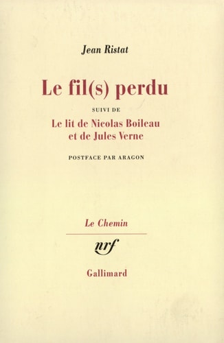 LE FILS PERDU / LE LIT DE NICOLAS BOILEAU ET DE JULES VERNE, de Ristat | portada del libro