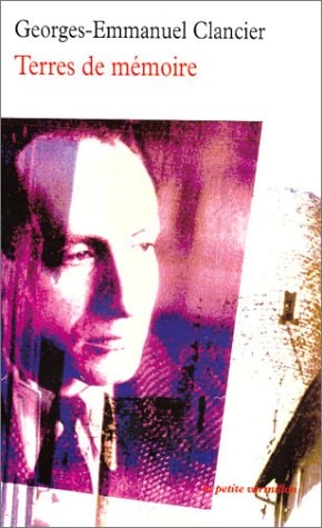 TERRES DE MEMOIRE, de Georges-Emmanuel Clancier | portada del libro