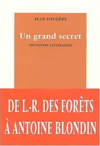 UN GRAND SECRET, de Fougère | portada del libro