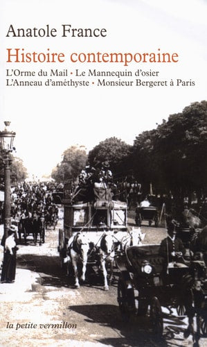 HISTOIRE CONTEMPORAINE, de Anatole France | portada del libro