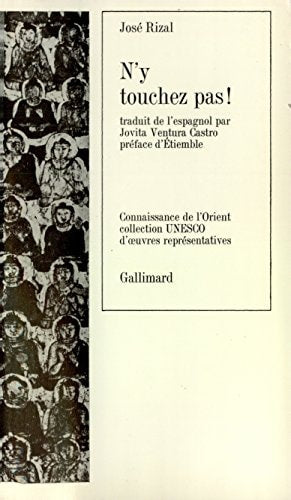 N'Y TOUCHEZ PAS!, de Rizal | portada del libro