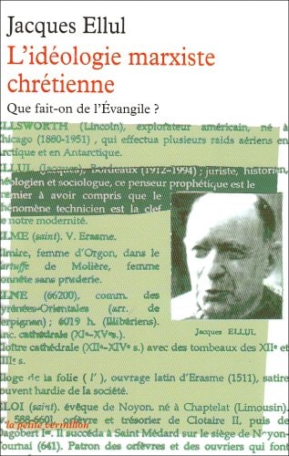 L'IDEOLOGIE MARXISTE CHRETIENNE, de Jacques Ellul | portada del libro