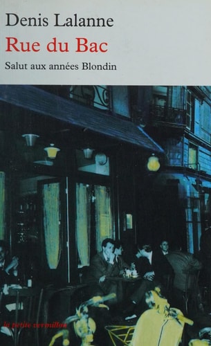 RUE DU BAC, de Denis Lalanne | portada del libro