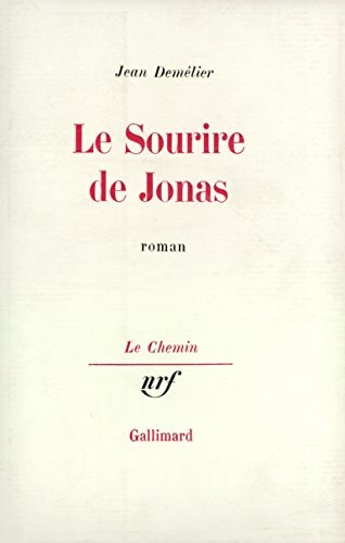 LE SOURIRE DE JONAS, de Jean Demélier | portada del libro