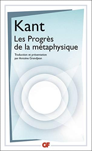 ES PROGRES DE LA METAPHYSIQUE, de KANT EMMANUEL | portada del libro