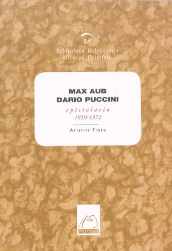 Max Aub y Dario Puccini, de Fiore ---- | portada del libro