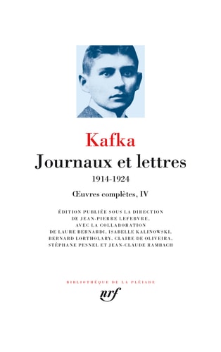 JOURNAUX ET LETTRES 1914-1924, de Franz Kafka | portada del libro