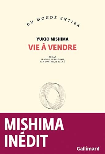 VIE A VENDRE, de Yukio Mishima | portada del libro