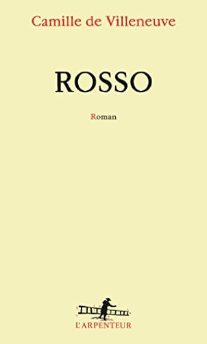 Rosso, de Camille de Villeneuve | portada del libro