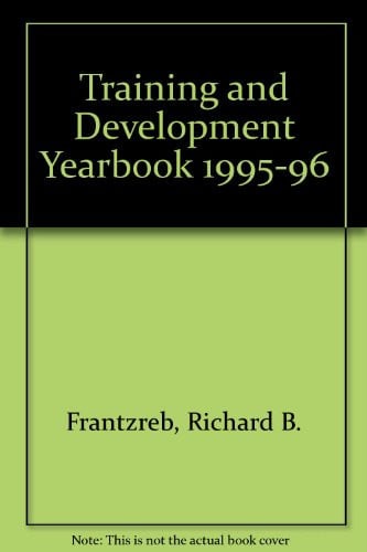 TRAINING DEVELOPMENT YEARBOOK 95/96, de FRANTZREB | portada del libro