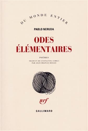 ODES ELEMENTAIRES, de Pablo Neruda | portada del libro
