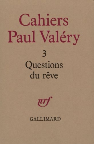 QUESTIONS DU REVE N3, de Paul Valéry | portada del libro