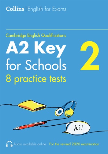 COLLINS PRACTICE TESTS FOR A2 KEY FOR SCHOOLS VOL 2, de Varios autores | portada del libro