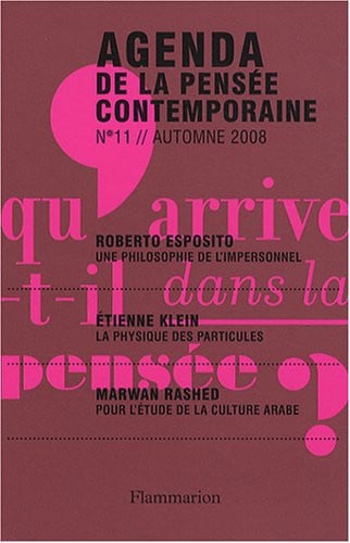 GENDA DE LA PENSEE CONTEMPORA T11, de CHARTIER#JULLIEN PIERRE#FRANCOIS | portada del libro