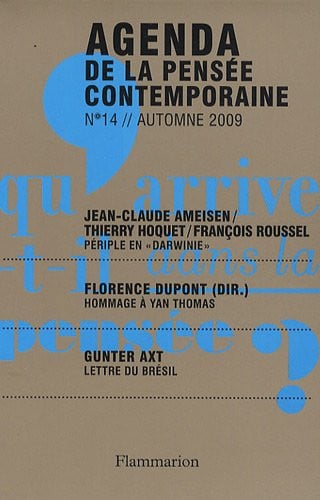 GENDA DE LA PENSEE CONTEMPORAINE N° 14, de JULLIEN FRANCOIS | portada del libro