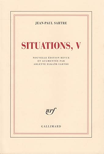 SITUATIONS T5, de Jean-Paul Sartre | portada del libro