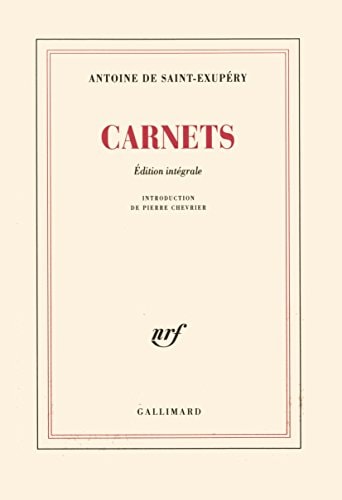 CARNETS, de Antoine de Saint-Exupéry | portada del libro