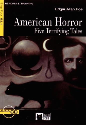 AMERICAN HORROR FIVE TERRIFYING TALES + CD, de Allan Poe | portada del libro