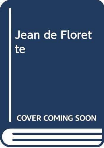 JEAN DE FLORETTE, de PAGNOL | portada del libro