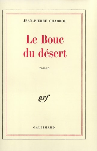 LE BOUC DU DESERT, de Chabrol | portada del libro