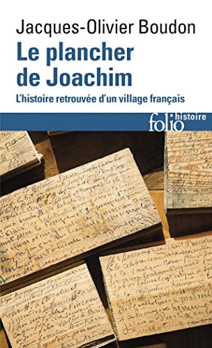 PLANCHER DE JOACHIM, de Jacques-Olivier Boudon | portada del libro