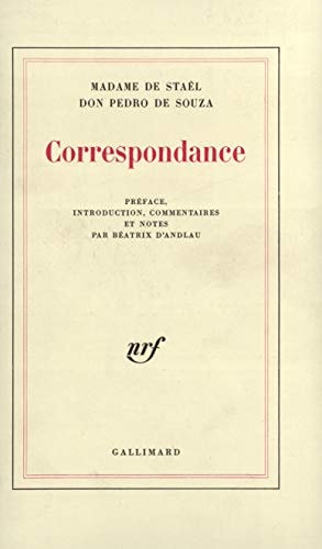 CORRESPONDANCE, de Pedro de Souza | portada del libro