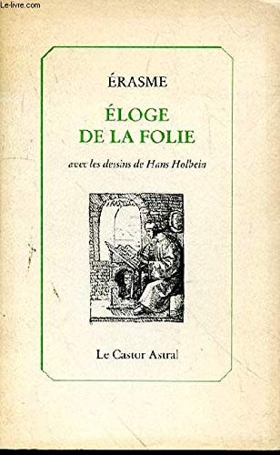 ELOGE DE LA FOLIE, de Desiderius Erasmus | portada del libro