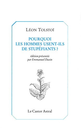 POURQUOI LES HOMMES USENT-ILS DE STU, de graf Leo Tolstoy | portada del libro