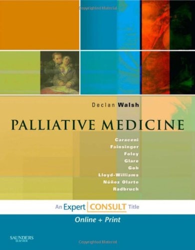 MEDICINA PALIATIVA, de Declan Walsh | portada del libro