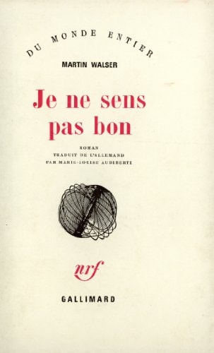 JE NE SENS PAS BON, de Walser | portada del libro
