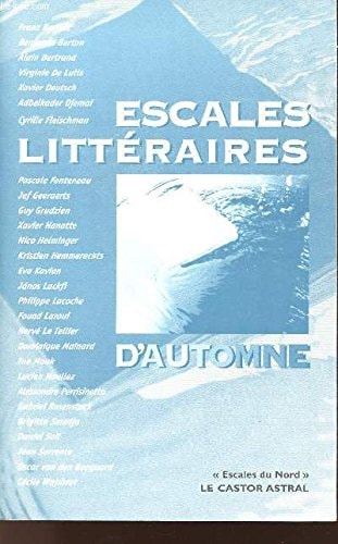 ESCALES LITTERAIRES D'AUTOMNE, de Collectif | portada del libro