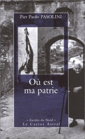 OU EST MA PATRIE, de Pier Paolo Pasolini | portada del libro