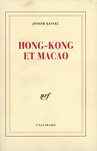 HONG-KONG ET MACAO, de Kessel | portada del libro